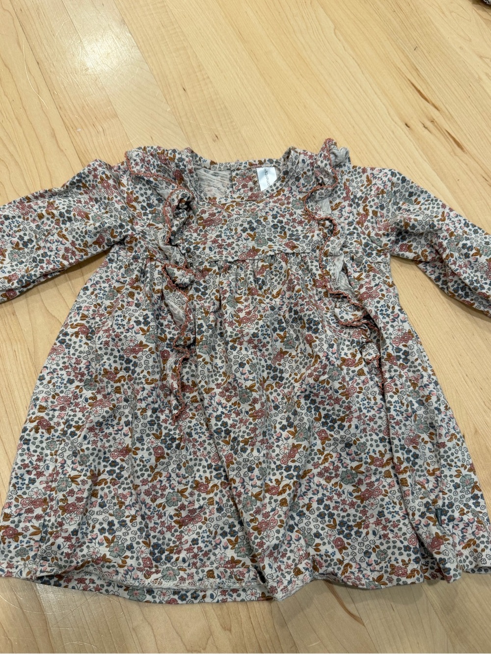 Modern Moments Girls Floral Dress - Multicolor Floral Print